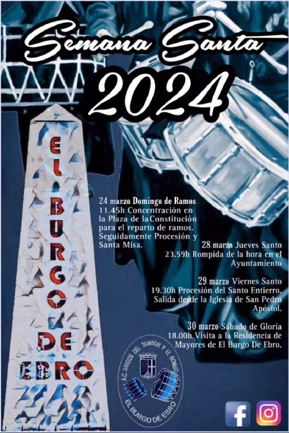 Semana Santa en El Burgo de Ebro 2024 El Burgo de Ebro